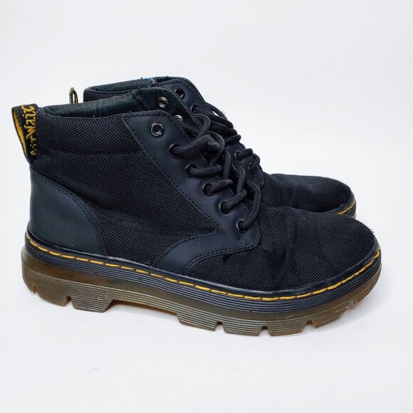 Dr Martens Bonny Black Canvas Boots Unisex Doc Punk High Top Chunky Street W6 M5 - Picture 5 of 11